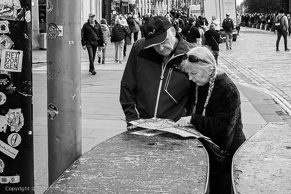 The Lawnmarket (Royal Mile) near George IV Bridge, Edinburgh, Scotland