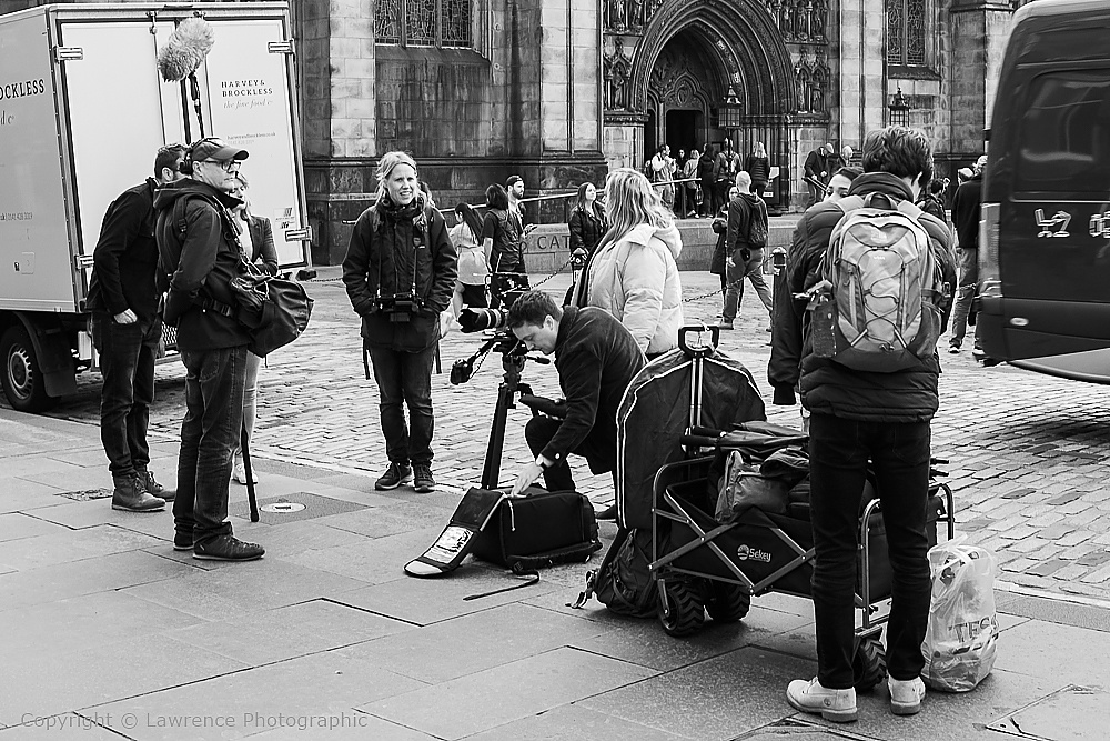 The High Street (Royal Mile) Edinburgh, Scotland
