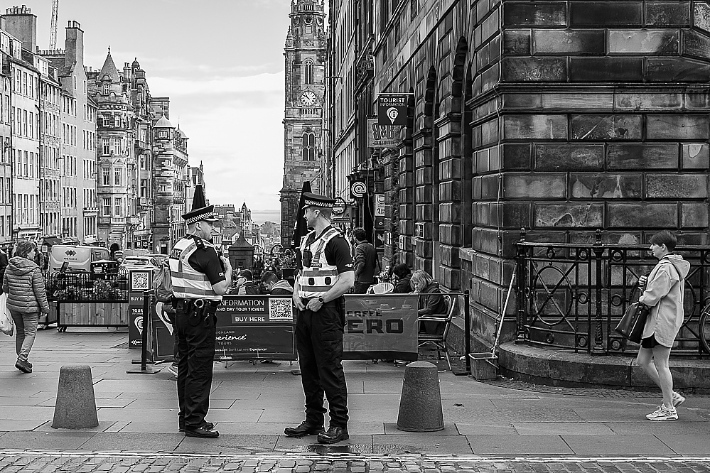 The High Street (Royal Mile) Edinburgh, Scotland